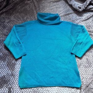 ⭐️⭐️⭐️August Silk Catherine Lover oversized silk blend turtleneck  size Large